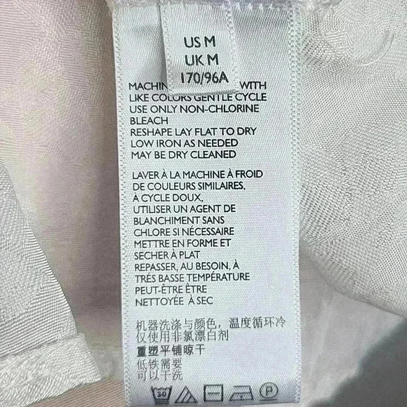 Anthropologie Ivory Wedge Short Sleeves Carson Pocket Floral Boho Top Size M - Picture 8 of 9